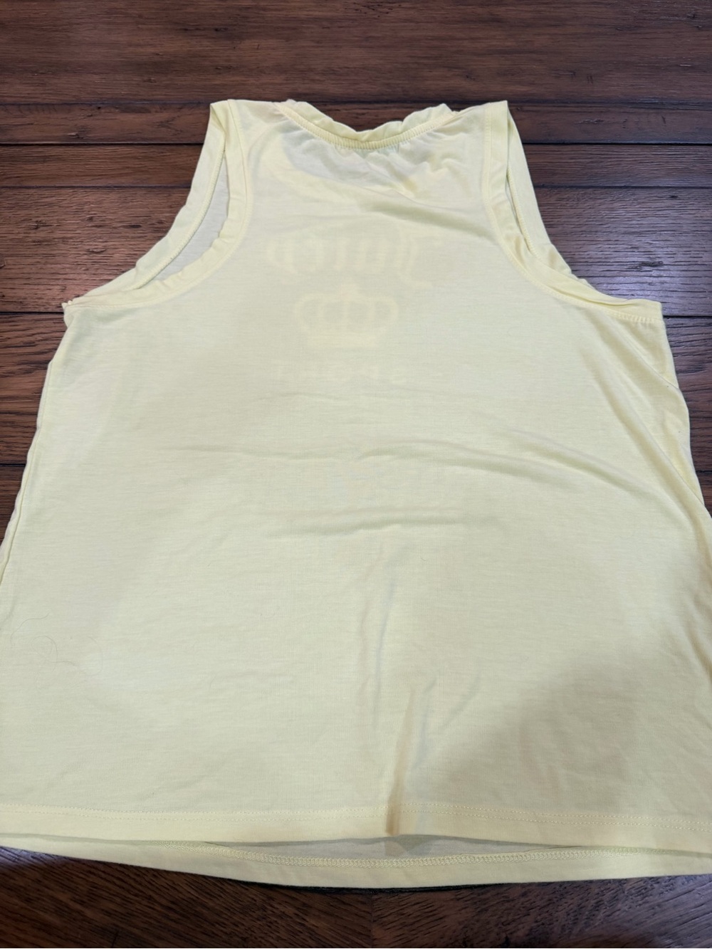 Juicy Couture Yellow Tank with Pink Logo Trim - Picture 6 of 6